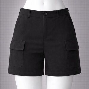 Elegant Black Women's Shorts